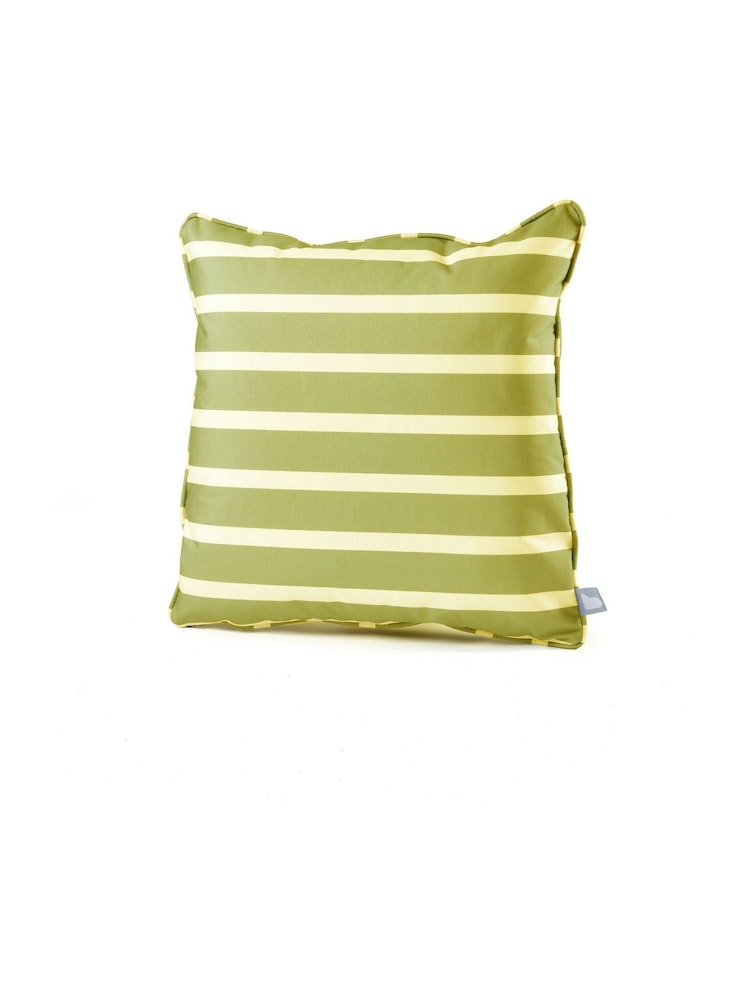 Extreme Lounging 2 Pack Olive Green Outdoor Awning Stripe B Cushion - Image 2 of 2