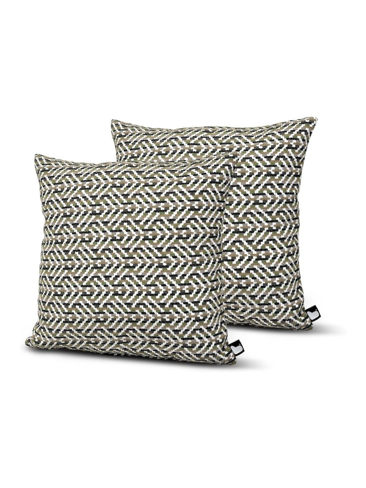 Extreme Lounging 2 Pack Green Outdoor Aquaclean Nomad B Cushions - Image 1 of 2