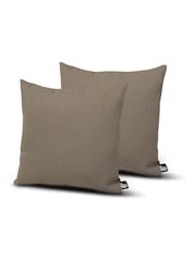 Extreme Lounging 2 Pack Sand Yellow Outdoor Aquaclean Mist B Cushions - Image 1 of 2