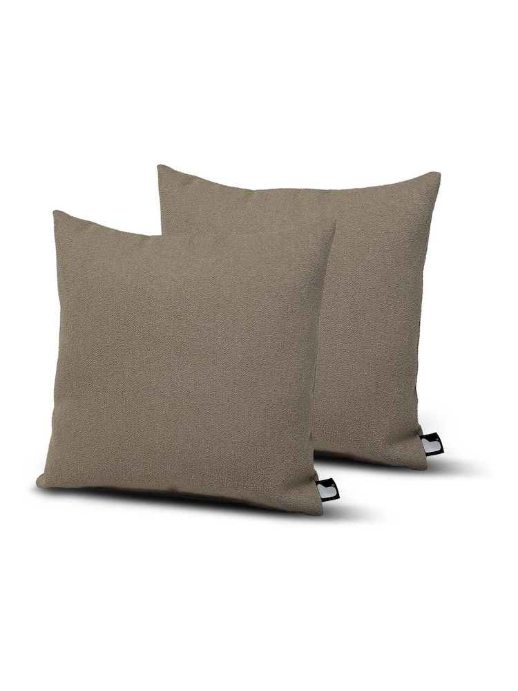 Extreme Lounging 2 Pack Sand Yellow Outdoor Aquaclean Mist B Cushions - Image 1 of 2