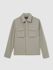 Reiss Stone Divide Technical Twin-Pocket Overshirt - Image 2 of 7