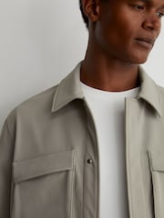 Reiss Stone Divide Technical Twin-Pocket Overshirt - Image 3 of 7