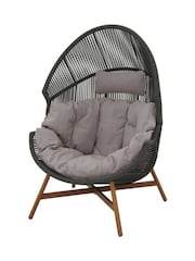 Bramblecrest Fern Green Helsinki Cocoon Chair - Image 3 of 4