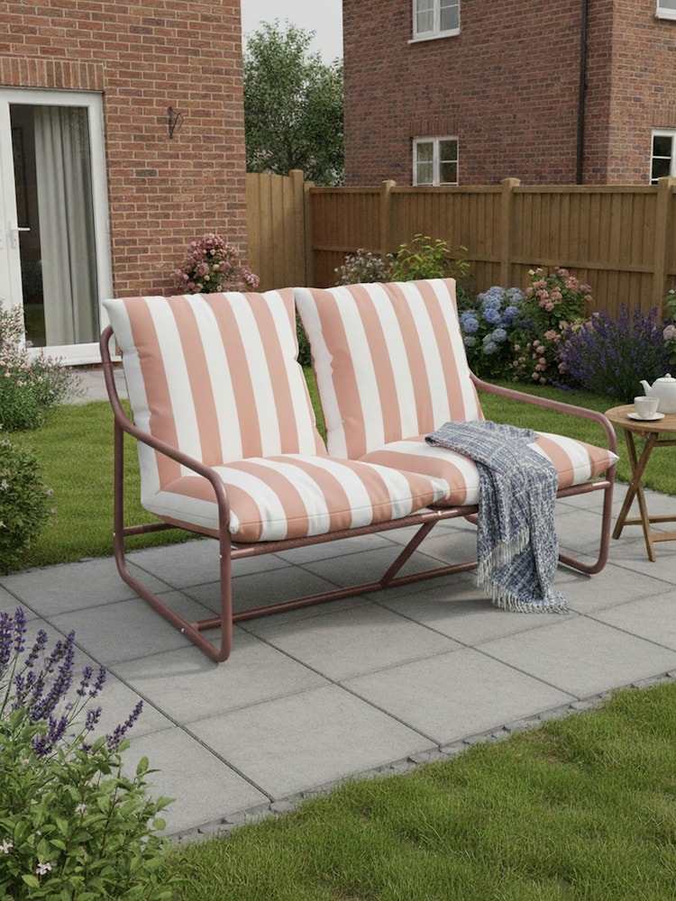 Kettler Burnt Orange Cloud Garden 2 Seater Relaxed Chair - Image 1 of 3 Kettler Burnt Orange Cloud Garden 2 Seater Relaxed Chair - Image 1 of 3