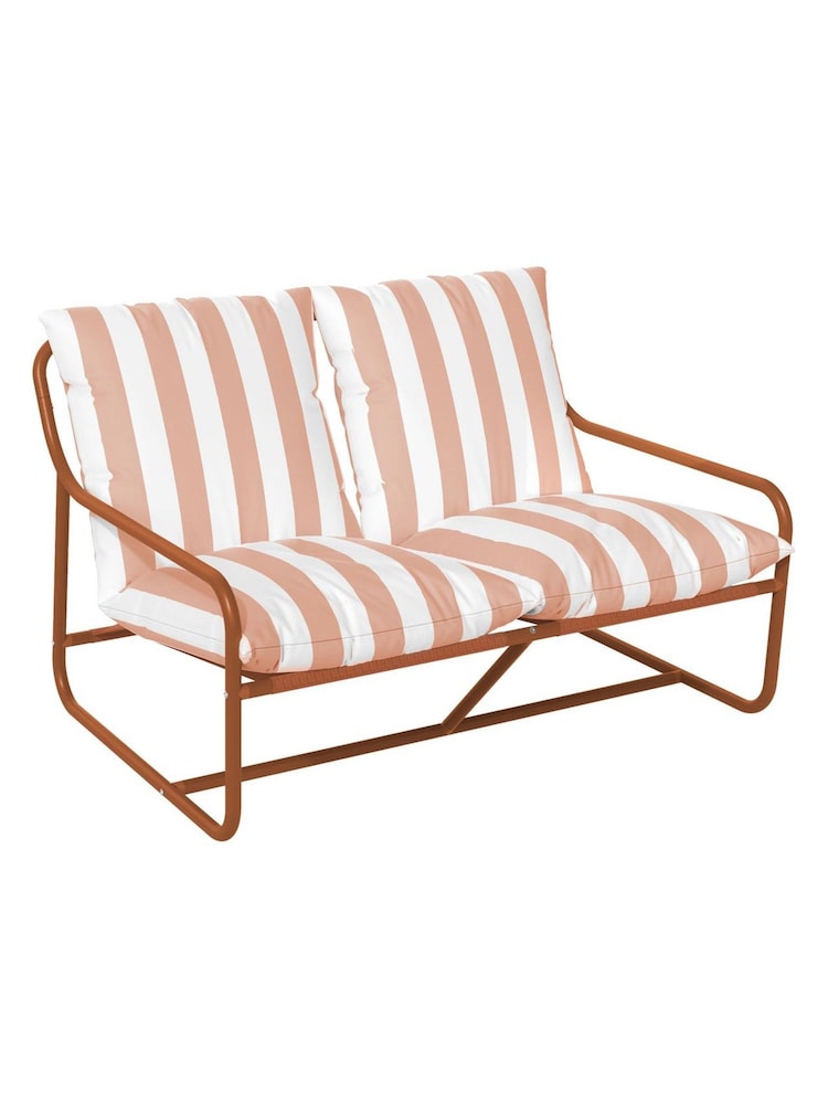 Kettler Burnt Orange Cloud Garden 2 Seater Relaxed Chair - Image 2 of 3 Kettler Burnt Orange Cloud Garden 2 Seater Relaxed Chair - Image 2 of 3
