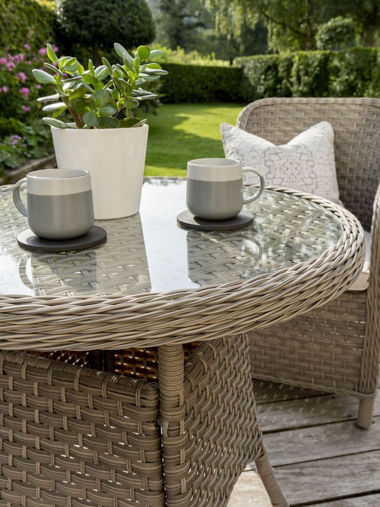 Kettler Natural Charlbury Garden Bistro Dining Set - Image 2 of 6