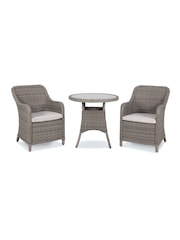 Kettler Natural Charlbury Garden Bistro Dining Set - Image 4 of 6