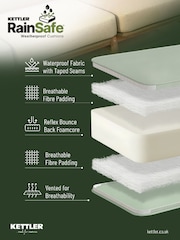 Kettler Anthracite Grey Tudor Garden Corner Set Rectangular High/Low Table - Image 7 of 7