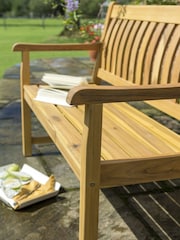 Kettler Natural Hampton 4ft Garden Bench - Image 2 of 4