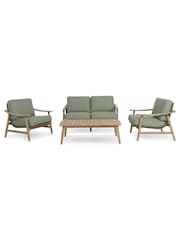 Kettler Meadow Green 4 Seater Garden Lounge Sofa Set - Image 4 of 7