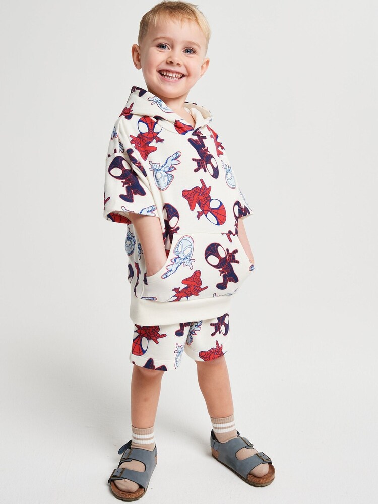 Brand Threads Natural Spidey & Friends Daywear Set - Image 1 of 6