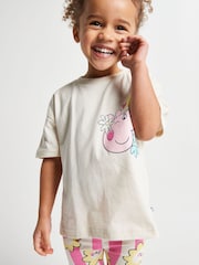 Brand Threads Pink Peppa Pig T-Shirt & Shorts Set - Image 3 of 6