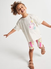 Brand Threads Pink Peppa Pig T-Shirt & Shorts Set - Image 4 of 6