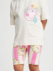 Brand Threads Pink Peppa Pig T-Shirt & Shorts Set - Image 5 of 6