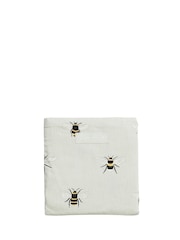 Sophie Allport Pale Green Bees Folding Shopping Bag - Image 3 of 3