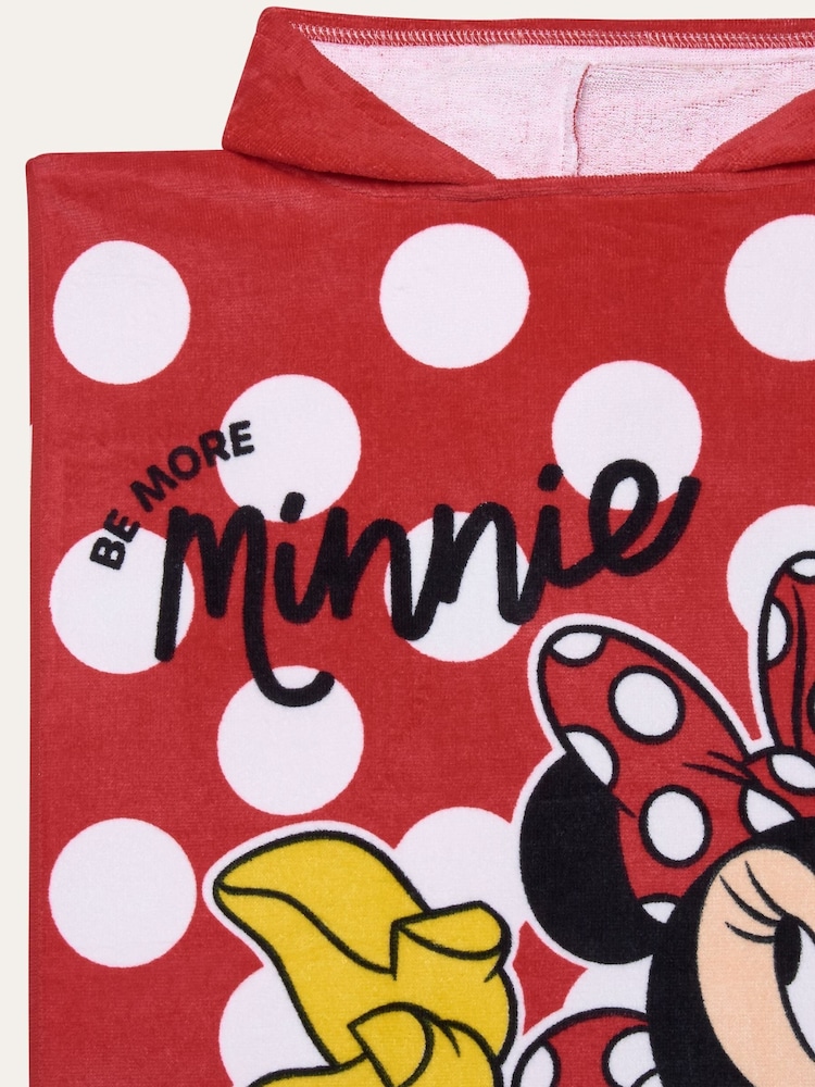 Brand Threads Red Minnie Mouse Poncho - Image 2 of 3