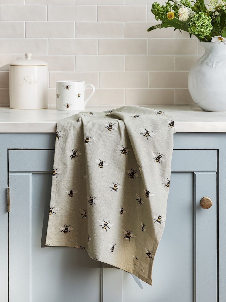 Sophie Allport Bees Tea Towel - תמונה 1 מתוך 3 Sophie Allport Bees Tea Towel - תמונה 1 מתוך 3