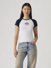 Levi's White Gr-Riley-Raglan T-Shirt - Image 1 of 5