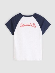 Levi's White Gr-Riley-Raglan T-Shirt - Image 5 of 5