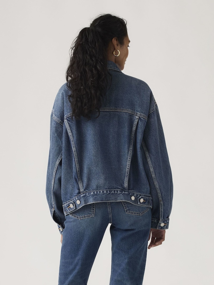 Levi's® Blue 90S-Trucker Jacket - Image 2 of 6