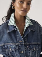 Levi's® Blue 90S-Trucker Jacket - Image 3 of 6