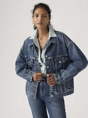 Levi's® Blue 90S-Trucker Jacket - Image 4 of 6
