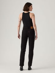 Levi's Black Wedgie-Slim Jeans - Image 2 of 6