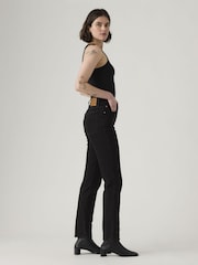 Levi's Black Wedgie-Slim Jeans - Image 4 of 6