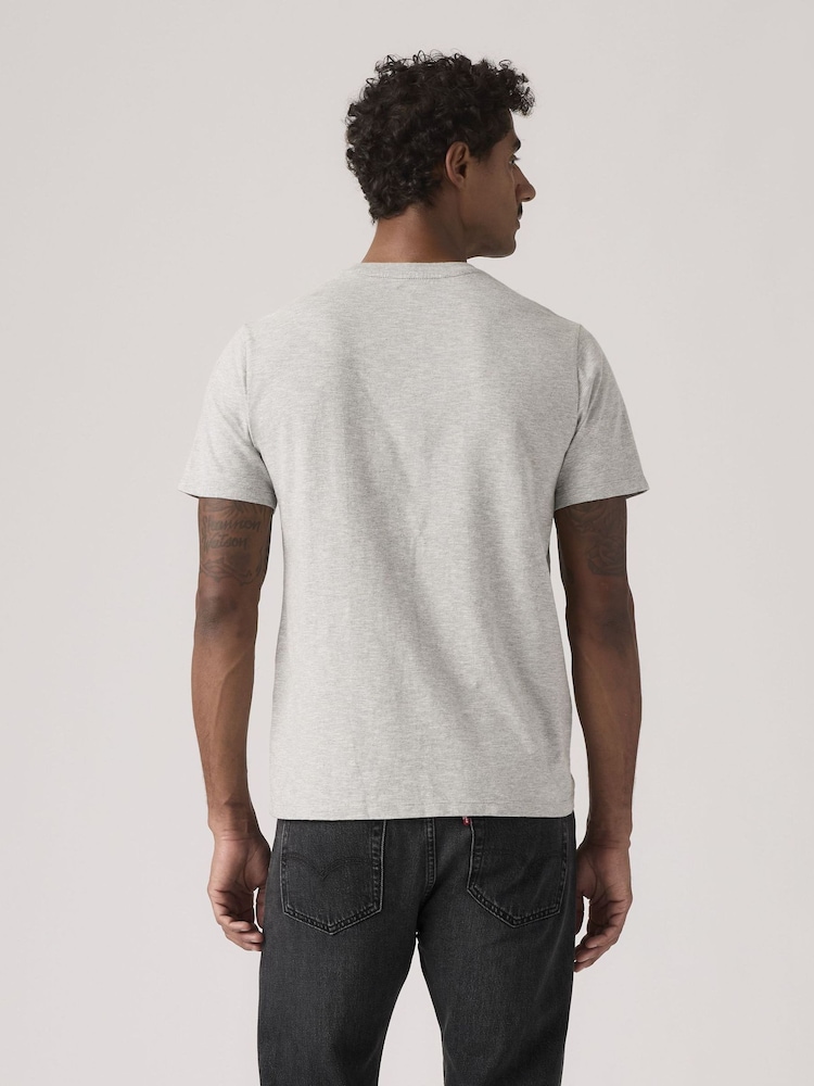Levi's® Grey Short Sleves Classic Pocket T-Shirt - Image 2 of 5