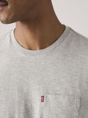 Levi's® Grey Short Sleves Classic Pocket T-Shirt - Image 3 of 5