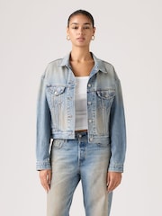 Levi's® Blue Shrunken-90S-Trucker Jacket - Image 1 of 3