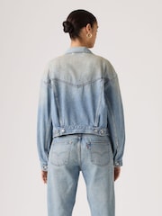 Levi's® Blue Shrunken-90S-Trucker Jacket - Image 2 of 3
