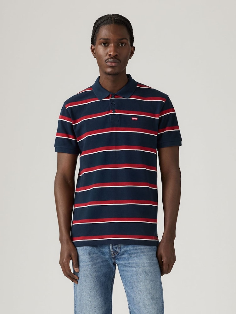 Levi's® Blue Polo Shirt - Image 1 of 5 Levi's® Blue Polo Shirt - Image 1 of 5
