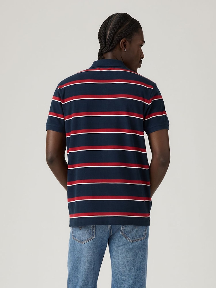 Levi's® Blue Polo Shirt - Image 2 of 5 Levi's® Blue Polo Shirt - Image 2 of 5