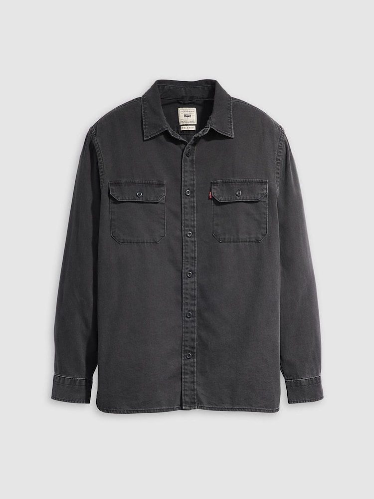 Levi's® Black Jackson Worker Shirt - Image 2 of 3