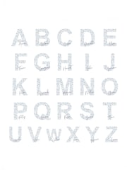 Personalised Floral Initial Cushion by PMC - Image 4 of 4