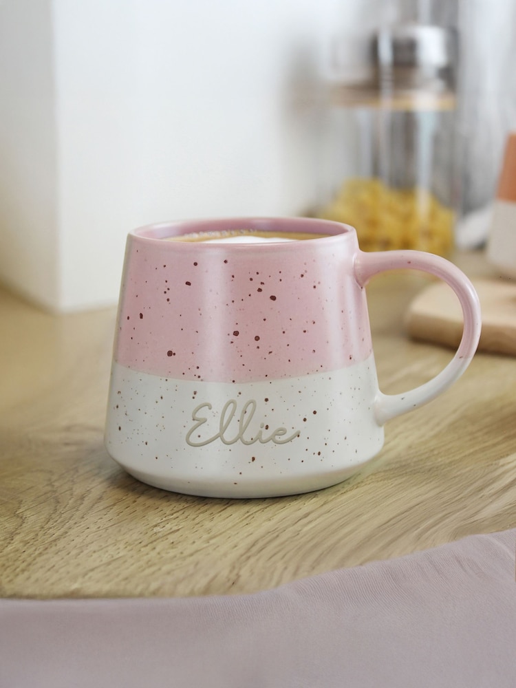 Personalised Speckled Ceramic Mug by PMC - Image 1 of 2