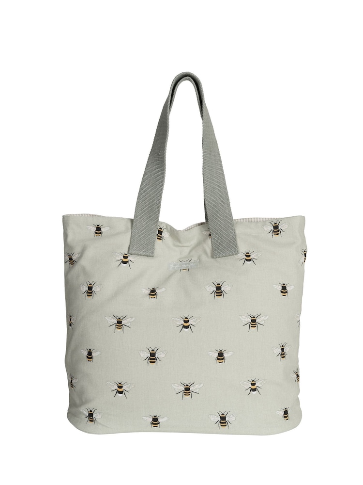 Sophie Allport Pale Green Bees Everyday Bag - Image 1 of 1
