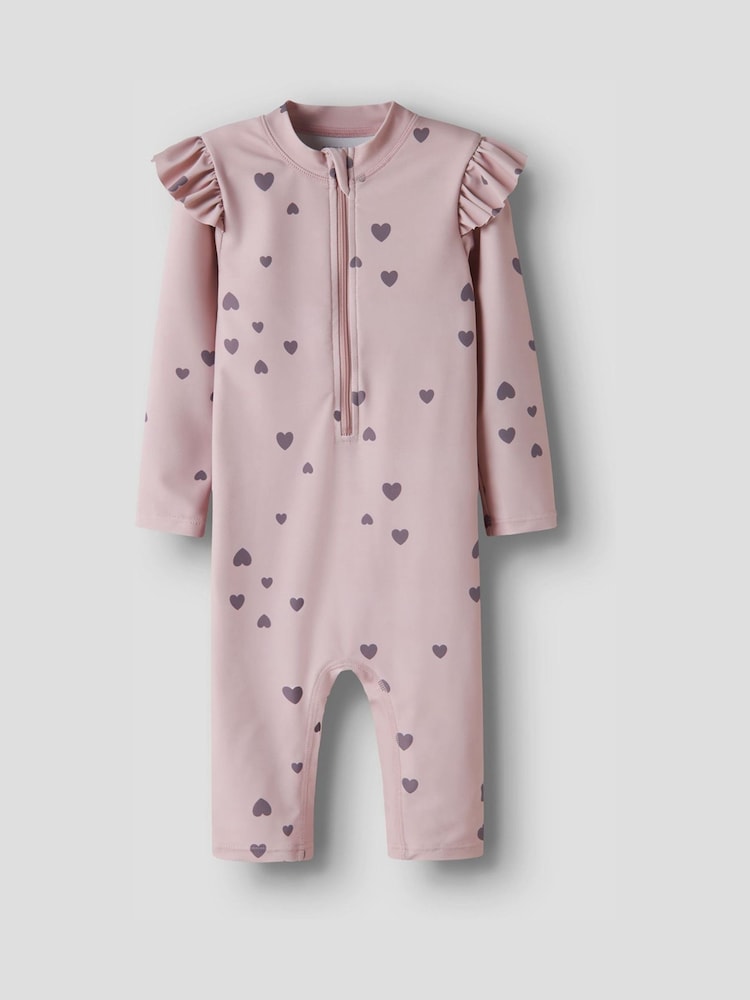 Name It Purple Protective Swimsuit - Image 1 of 3