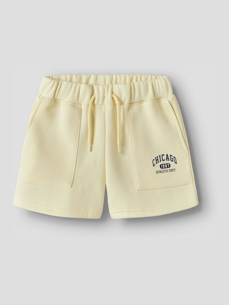 Name It Yellow Sweat Top & Short Set - Image 5 of 5