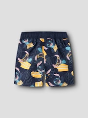 Name It Blue Stitch Swim Shorts - Image 2 of 3