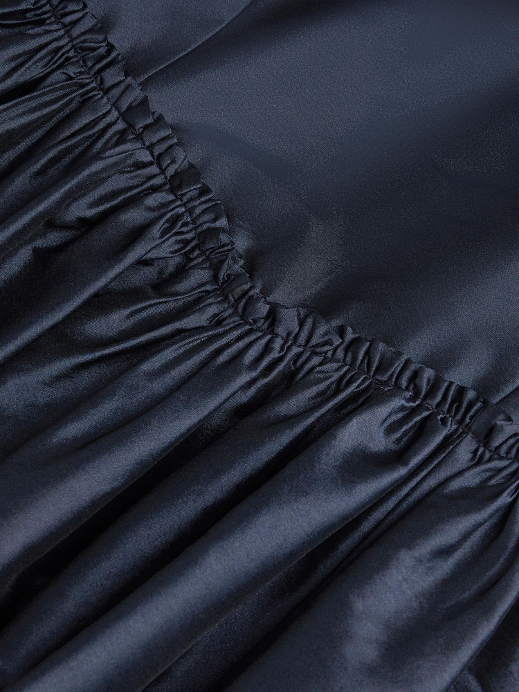 Monsoon Blue Ohio Taffeta Prom Dress - Image 4 of 4 Monsoon Blue Ohio Taffeta Prom Dress - Image 4 of 4