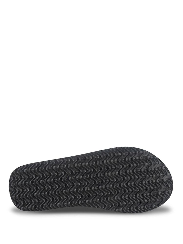 Totes Black Ladies Beaded Flip Flops - Image 5 of 5