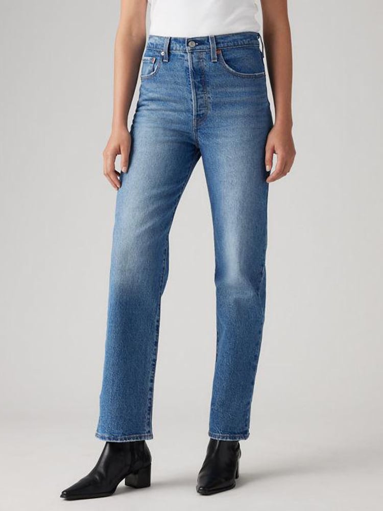 Levi's® Light Blue Ribcage-Straight-Ankle Jeans - Image 1 of 9