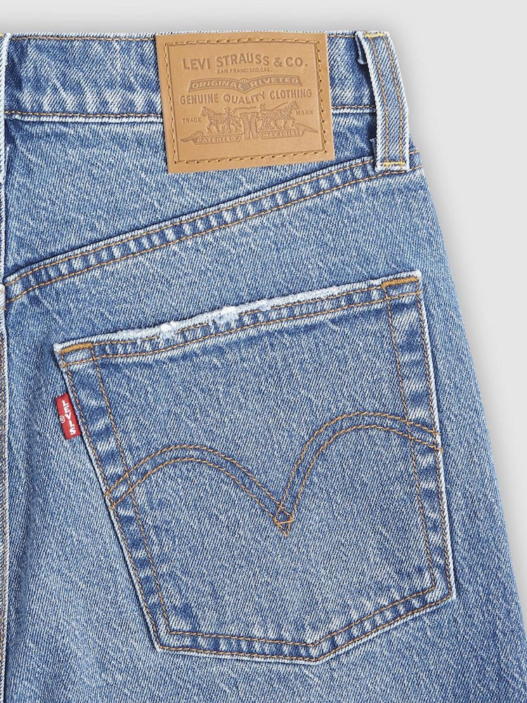 Levi's® Light Blue Ribcage-Straight-Ankle Jeans - Image 9 of 9