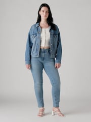 Levi's® Light Blue High Rise Straight Jeans - Image 2 of 8