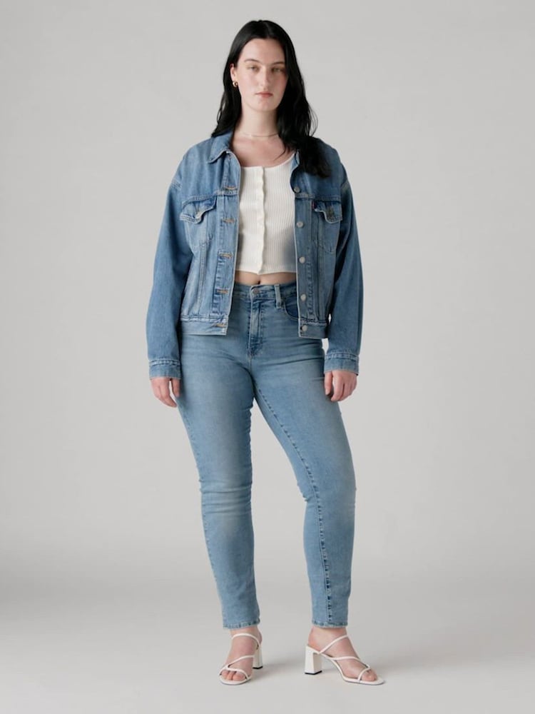 Levi's® Light Blue High Rise Straight Jeans - Image 2 of 8