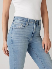 Levi's® Light Blue High Rise Straight Jeans - Image 6 of 8