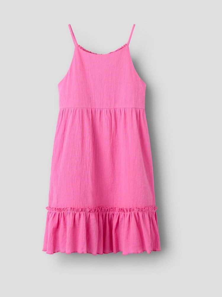 Name It Pink Strappy Sleeveless Smock Dress - Image 1 of 3