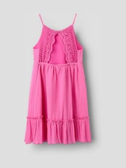 Name It Pink Strappy Sleeveless Smock Dress - Image 2 of 3